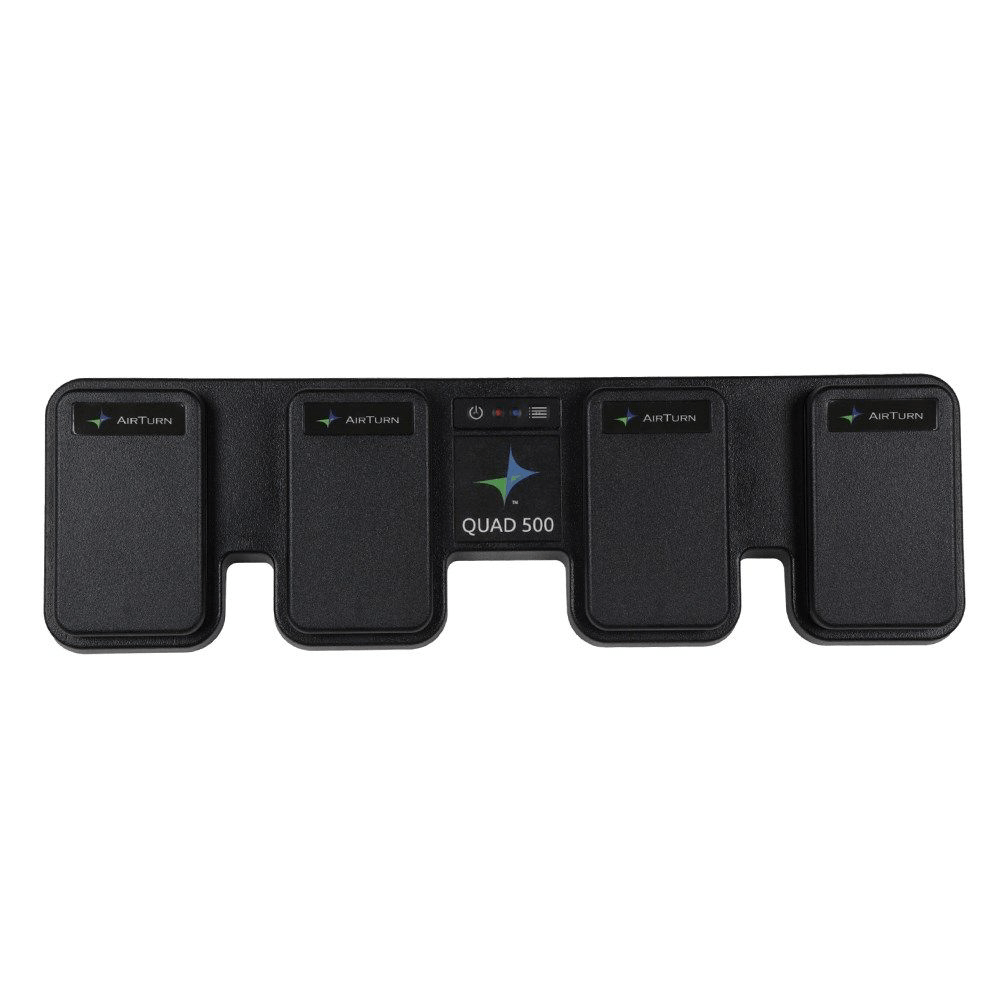 AirTurn Quad 500 Wireless Bluetooth Footswitch - Innovative Music