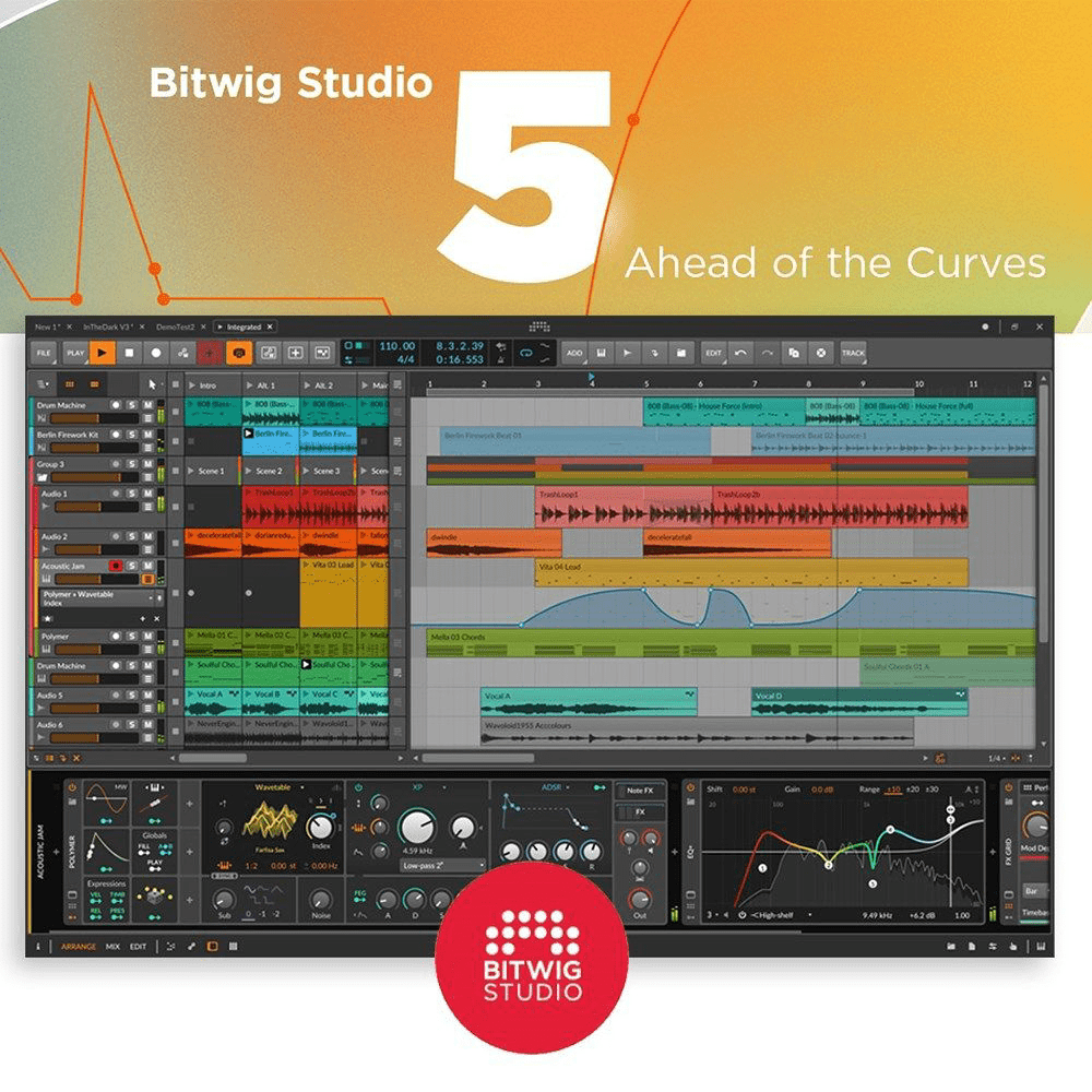BITWIG STUDIO 5 DIGITAL AUDIO WORKSTATION DOWNLOAD CODE - Innovative Music