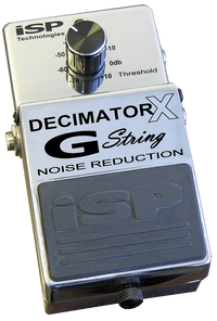 ISP DECIMATOR X G NR Pedal with Loop Connections - Ultimate Noise Reduction