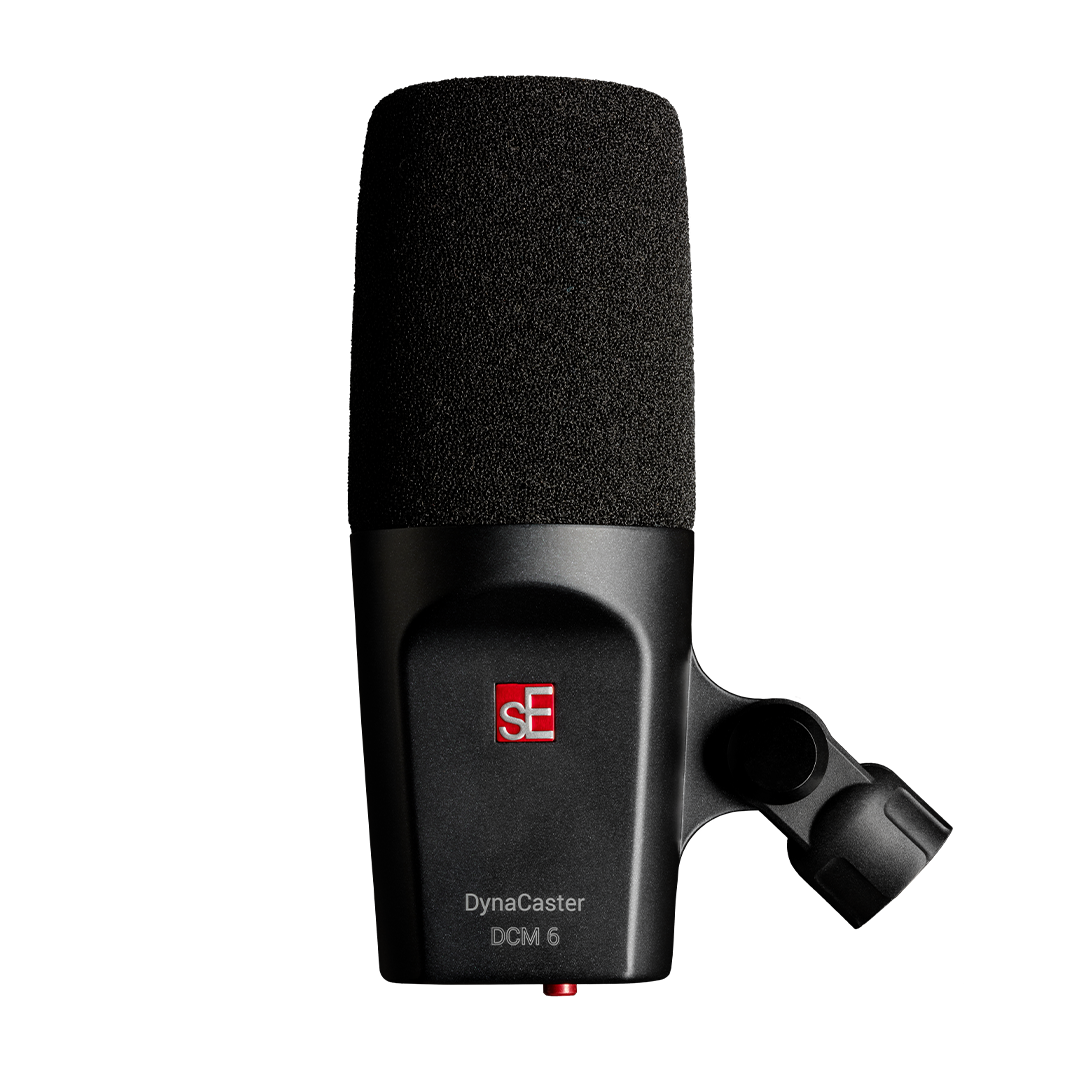 sE Electronics DynaCaster DCM 6 Dynamic Broadcast Mic with +30dB Gain Pre