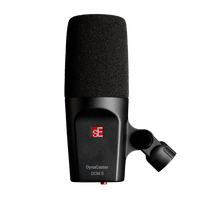 sE Electronics DynaCaster DCM 6 Dynamic Broadcast Mic with +30dB Gain Pre