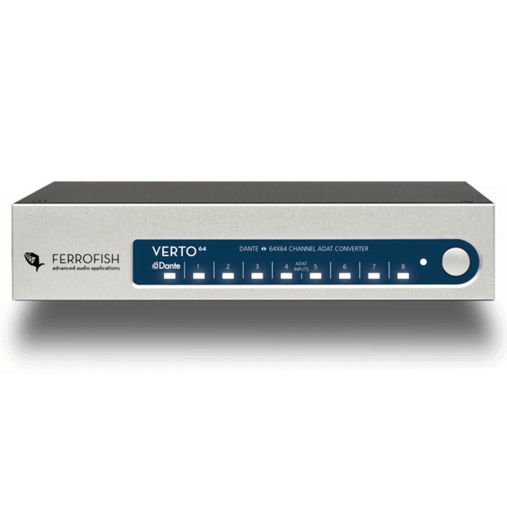 FERROFISH VERTO 64X64 ADAT DANTE CONV. - Innovative Music