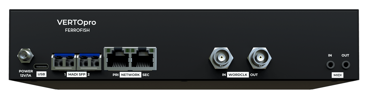 Ferrofish VERTOpro MX – Dual MADI to Dante Converter & Router - Sound Distribution - Innovative Music