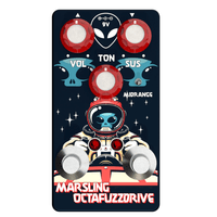 INTERSTELLAR AUDIO MARSLING OCTAFUZZDRIVE PEDAL - Ultimate Spacey Tones for Guitarists - Innovative Music