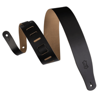 Levy's Genuine Leather Guitar Strap 2 1/2" (Black) - Innovative Music