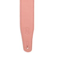 Levy's Leather Suede Reverse Strap in Pastel Salmon - Premium Quality Accessories - Innovative Music
