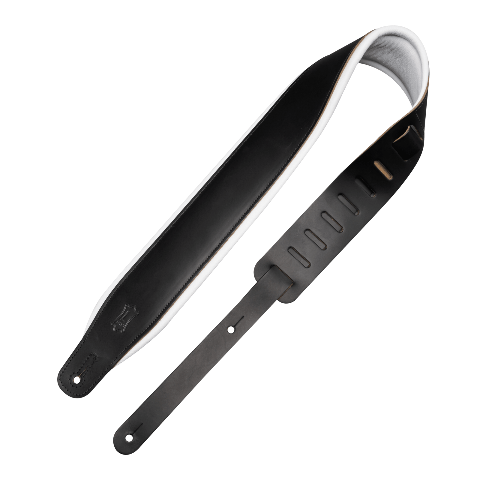 Levy's 3" Wide Top Grain Leather Guitar Straps - Tuxedo | Premium Quality - Innovative Music