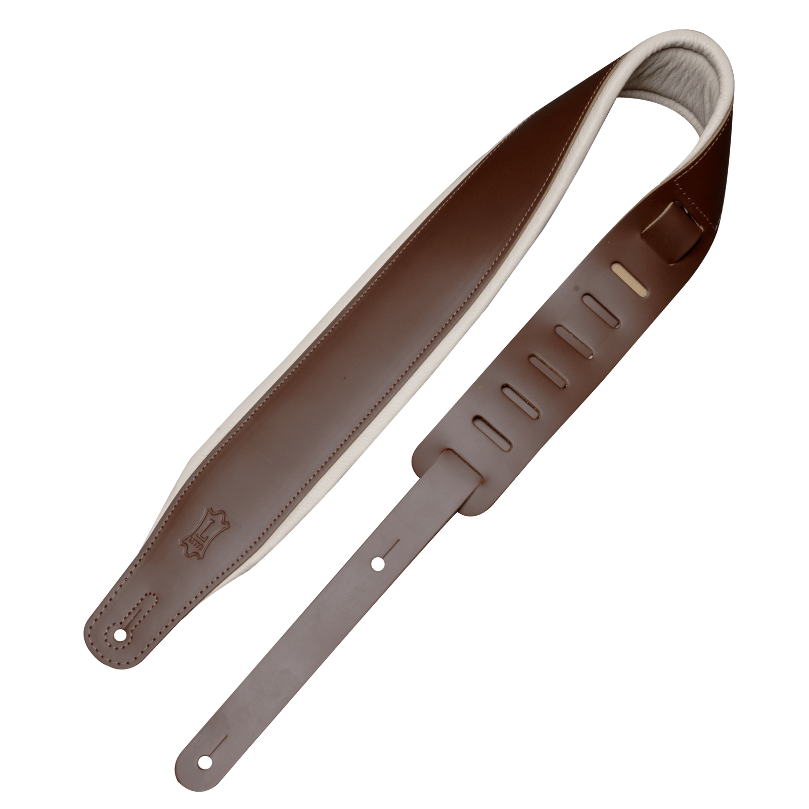 Levy's Top Grain Leather Guitar Strap 3" (Brown) - Innovative Music