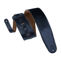 Levy's Garment Leather Bass Guitar Strap 3 1/2" (Black) - Innovative Music