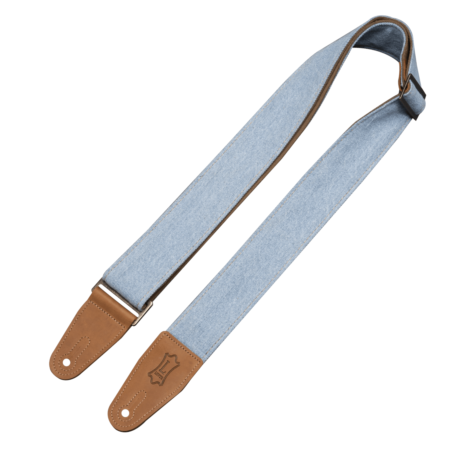 Levy's Light Blue Wash Denim Patch Work Strap - Innovative Music
