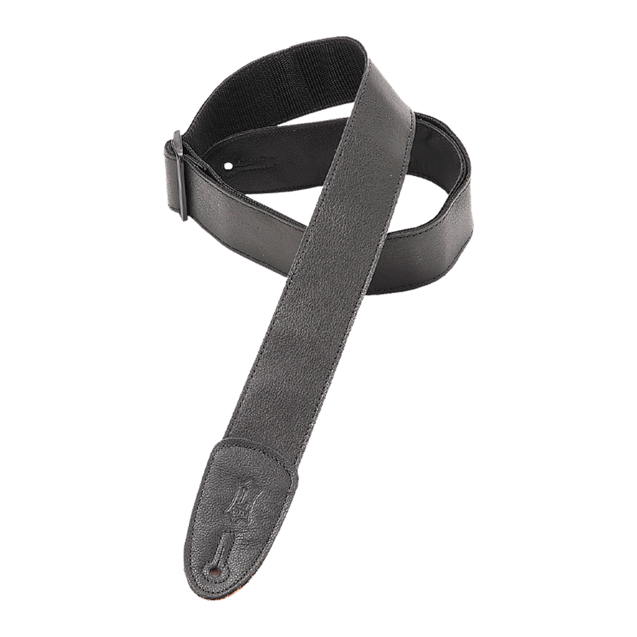 Levy's Garment Leather Guitar Strap 2" (Black) - Innovative Music