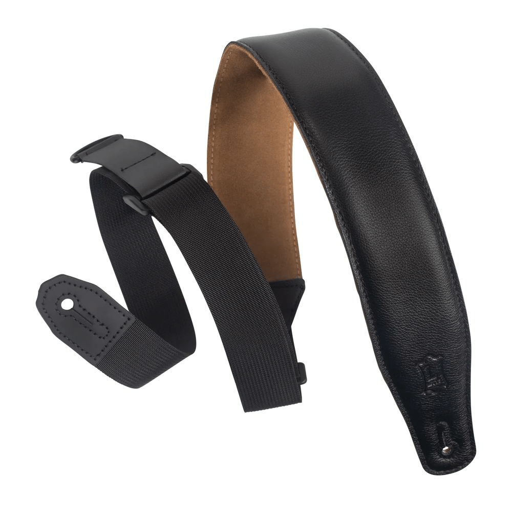 Levy's Ergonomic Ripchord Guitar Strap 2 1/2" (Black) - Innovative Music