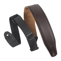 Levy's Ergonomic Ripchord Guitar Strap 2 1/2" (Dark Brown) - Innovative Music