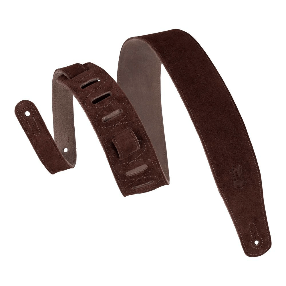 Levy's Suede Guitar Strap 2 1/2" (Brown) - Innovative Music