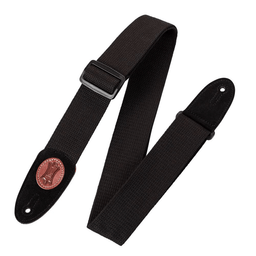 Levy's Signature Series Cotton Guitar Strap 2" (Black) - Innovative Music