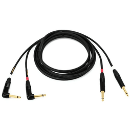 Mogami Gold Stereo Keyboard TS - TS Right - Angled Cable Set (10ft) - Innovative Music