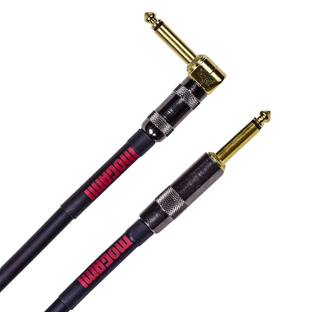 Mogami Overdrive Straight to Right Angle Guitar Cable (12ft) - Innovative Music