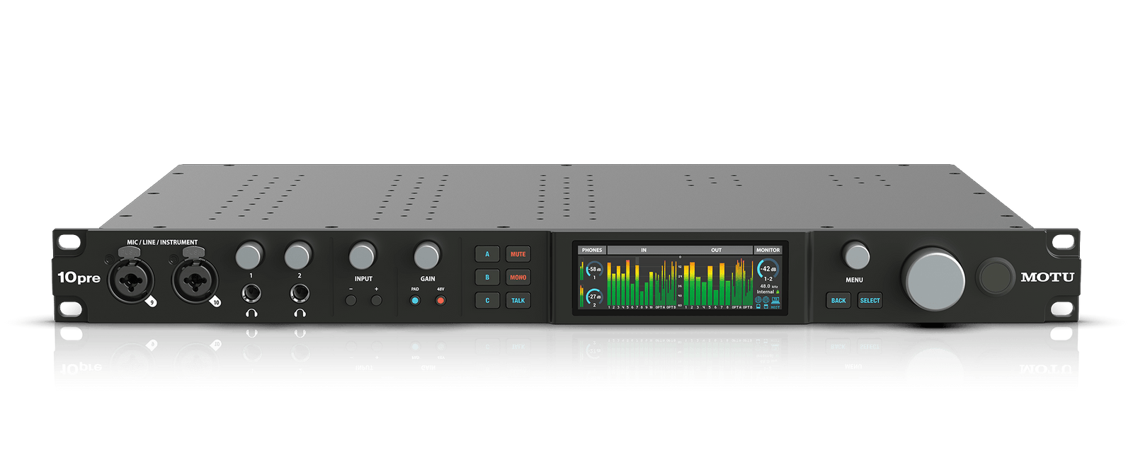 MOTU 26×28 TB/USB4 interface with mix, FX, AVB - Sound Distribution - Innovative Music