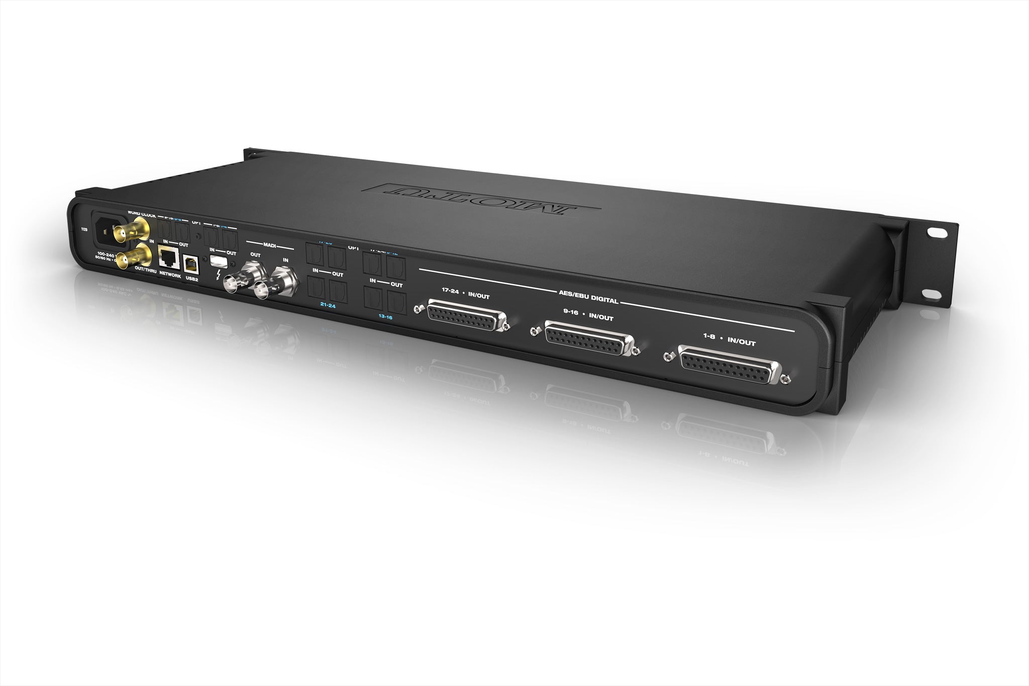 MOTU TB/USB2/AVB interface with 112ch digital & MADI