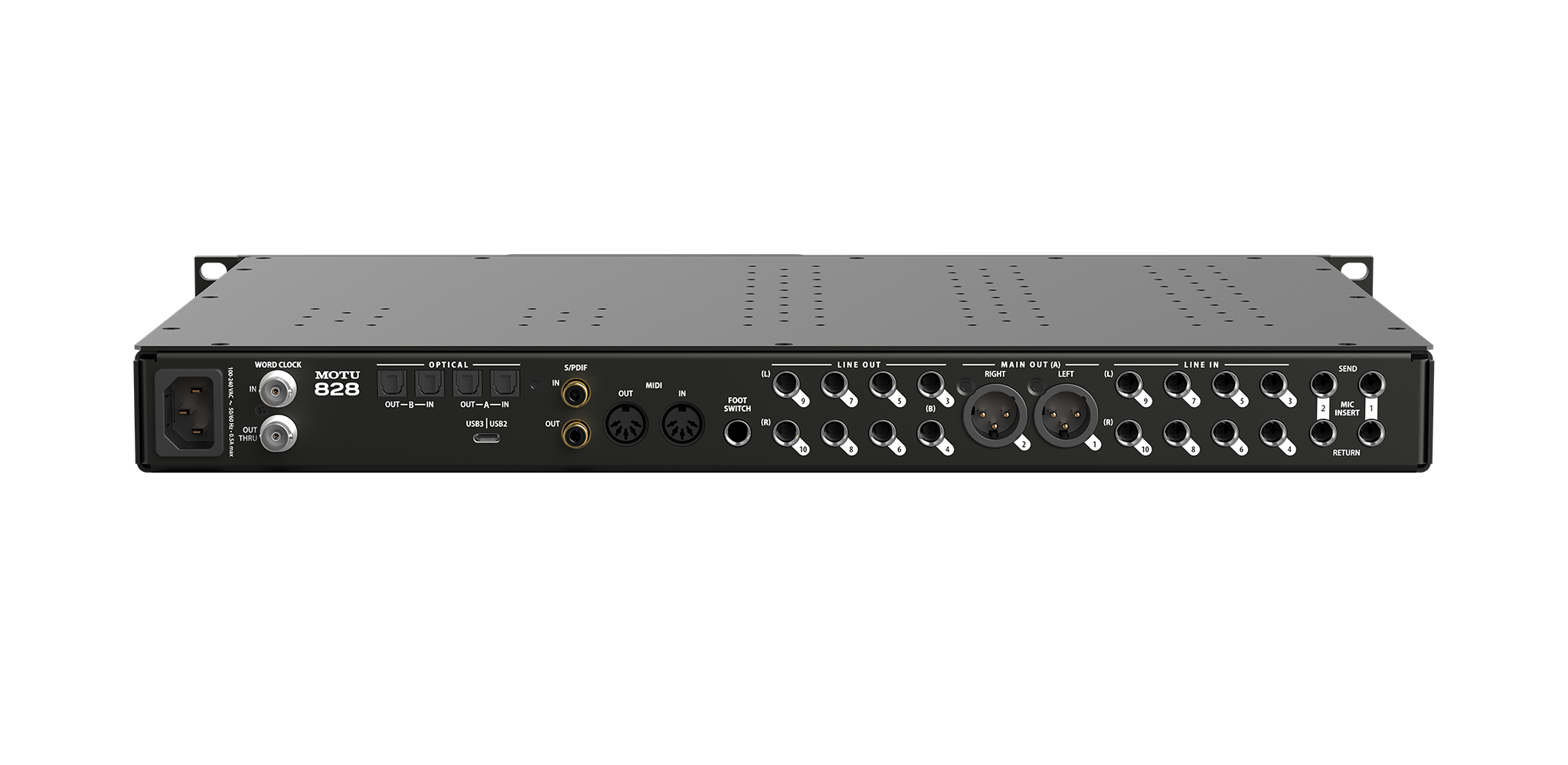 MOTU 28×32 USB3 interface with mix, FX for Mac/Win