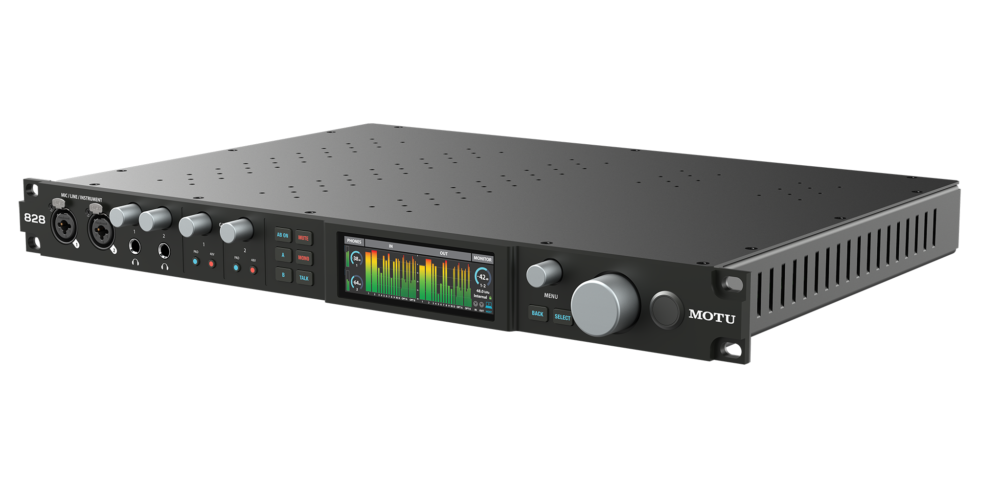 MOTU 28×32 USB3 interface with mix, FX for Mac/Win
