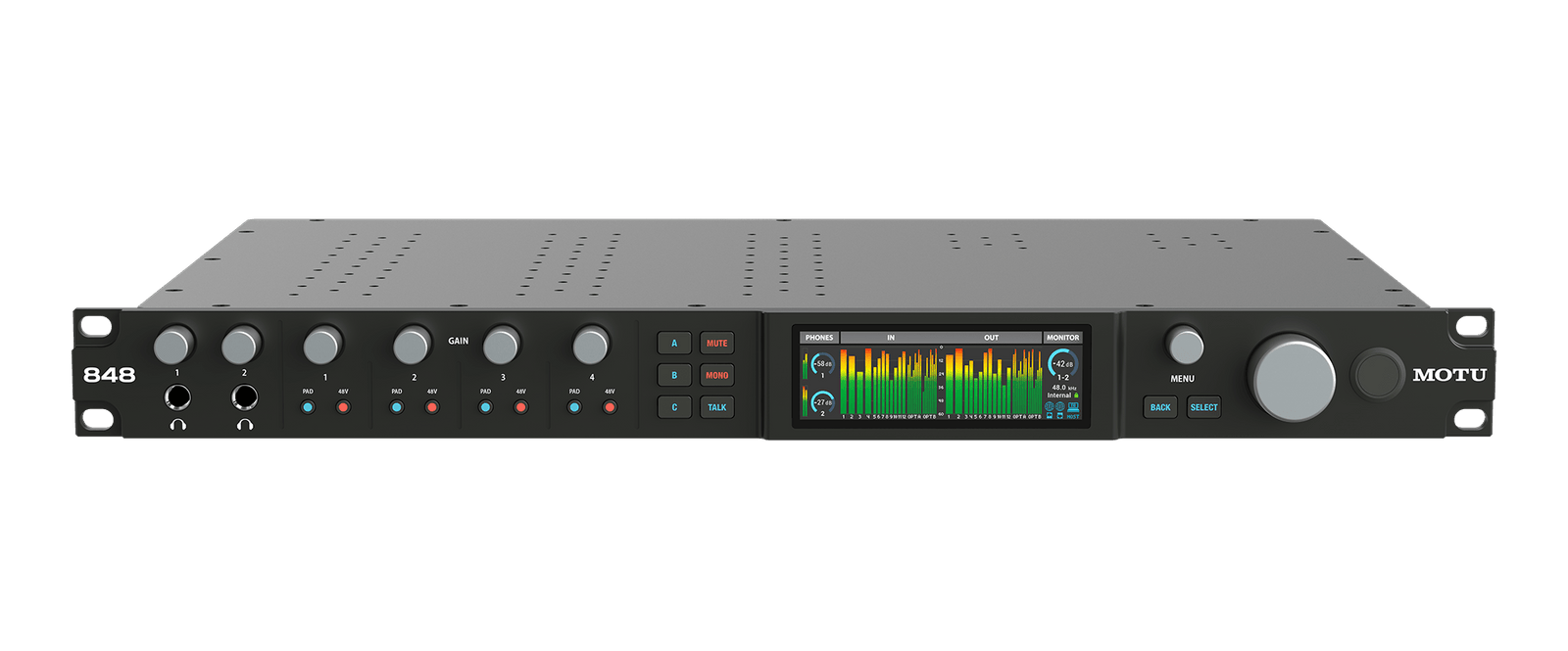 MOTU 28×32 TB4/USB4 interface with mix, FX, AVB - Sound Distribution - Innovative Music