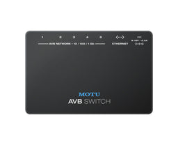 MOTU AVB Switch six‑port AVB Ethernet switch
