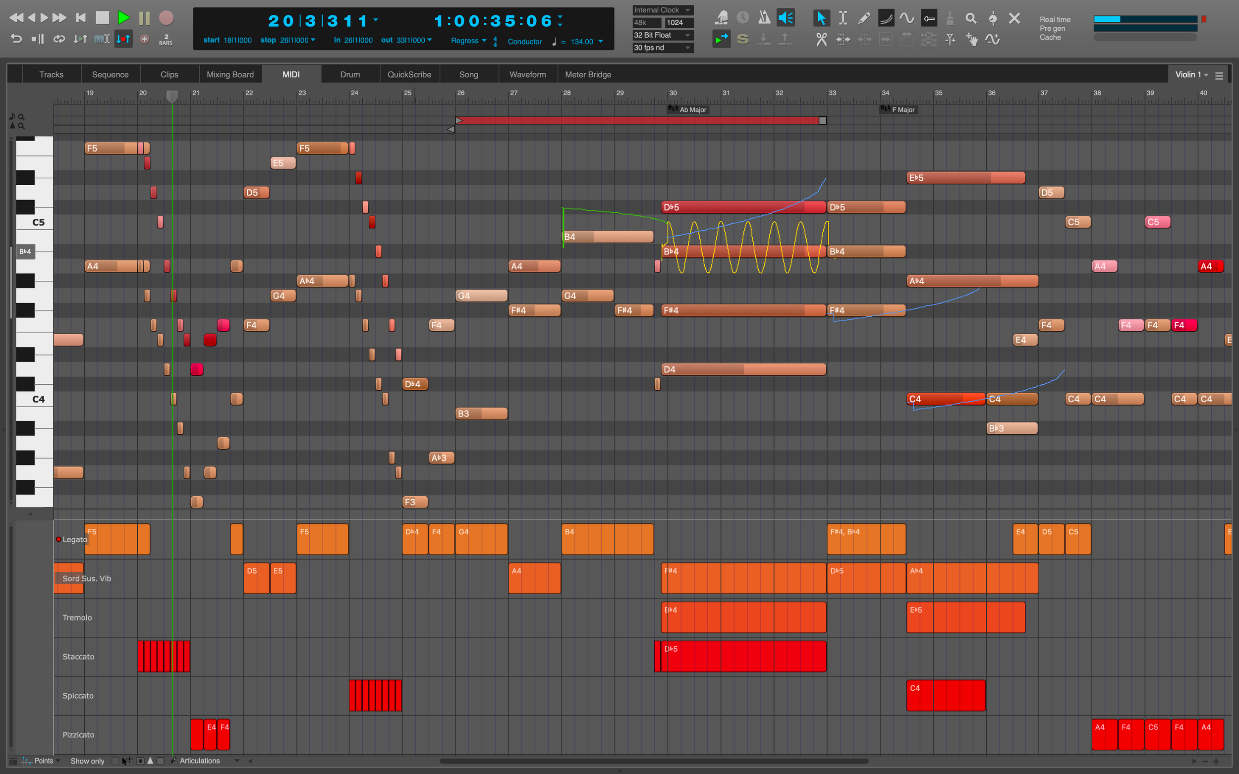 MOTU DP11 CompUpgrade DAW with full MIDI sequencing