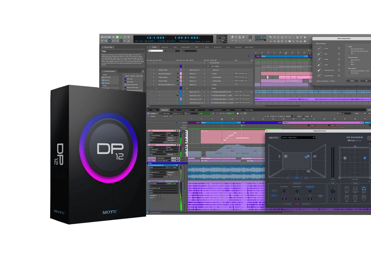 MOTU Digital Performer 12 Academic Edition | Education DAW - Sound Distribution - Innovative Music