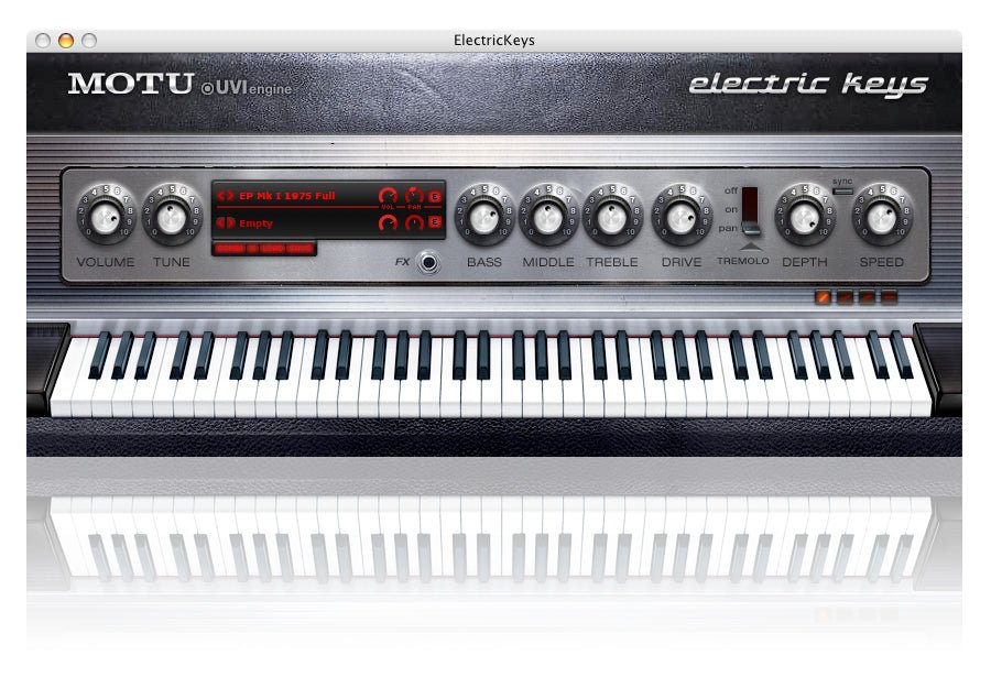 MOTU Electric Keys vintage electric keyboard inst