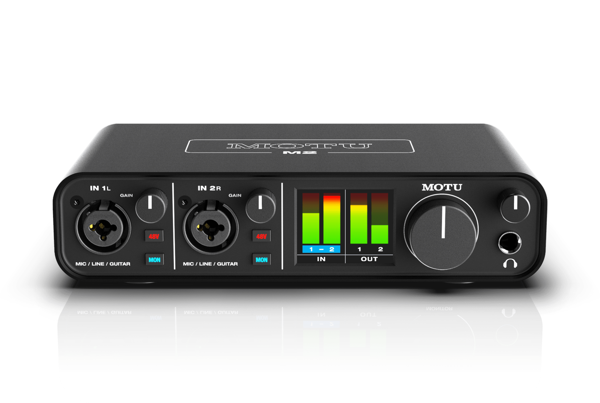 MOTU 2×2 USB interface with studio‑quality sound - Sound Distribution - Innovative Music