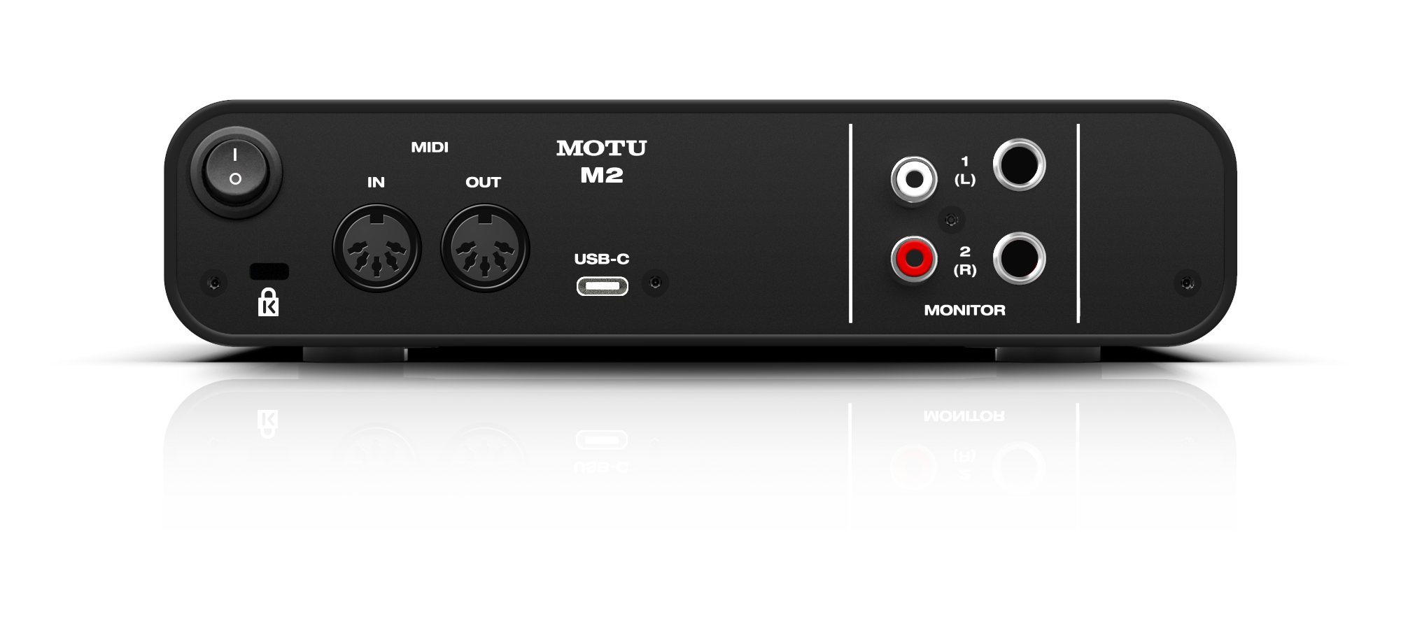 MOTU 2×2 USB interface with studio‑quality sound