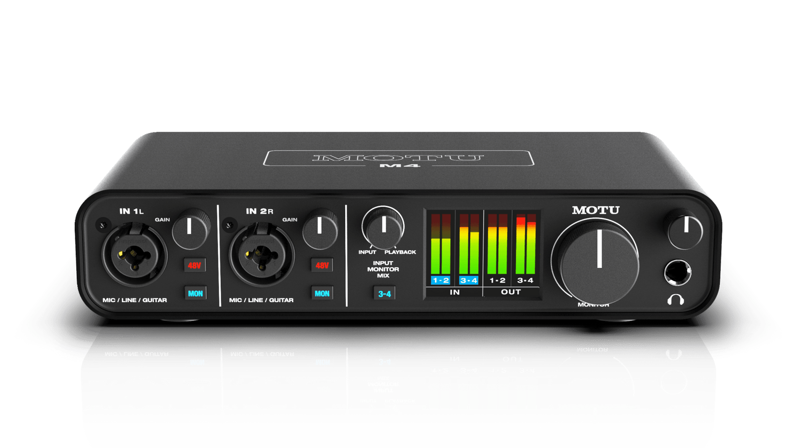 MOTU 4×4 USB interface with studio‑quality sound - Sound Distribution - Innovative Music