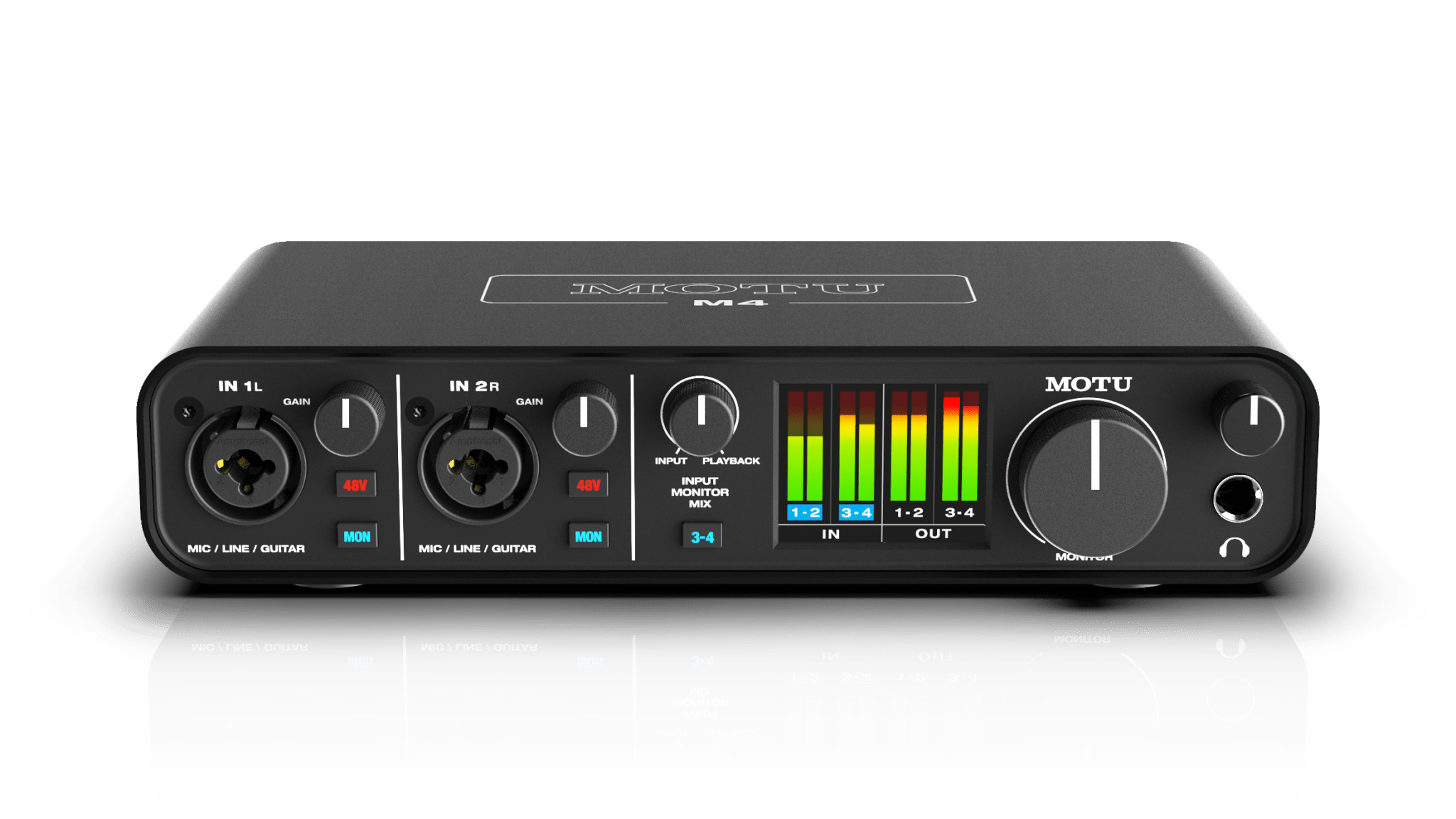 MOTU 4×4 USB interface with studio‑quality sound - Sound Distribution - Innovative Music