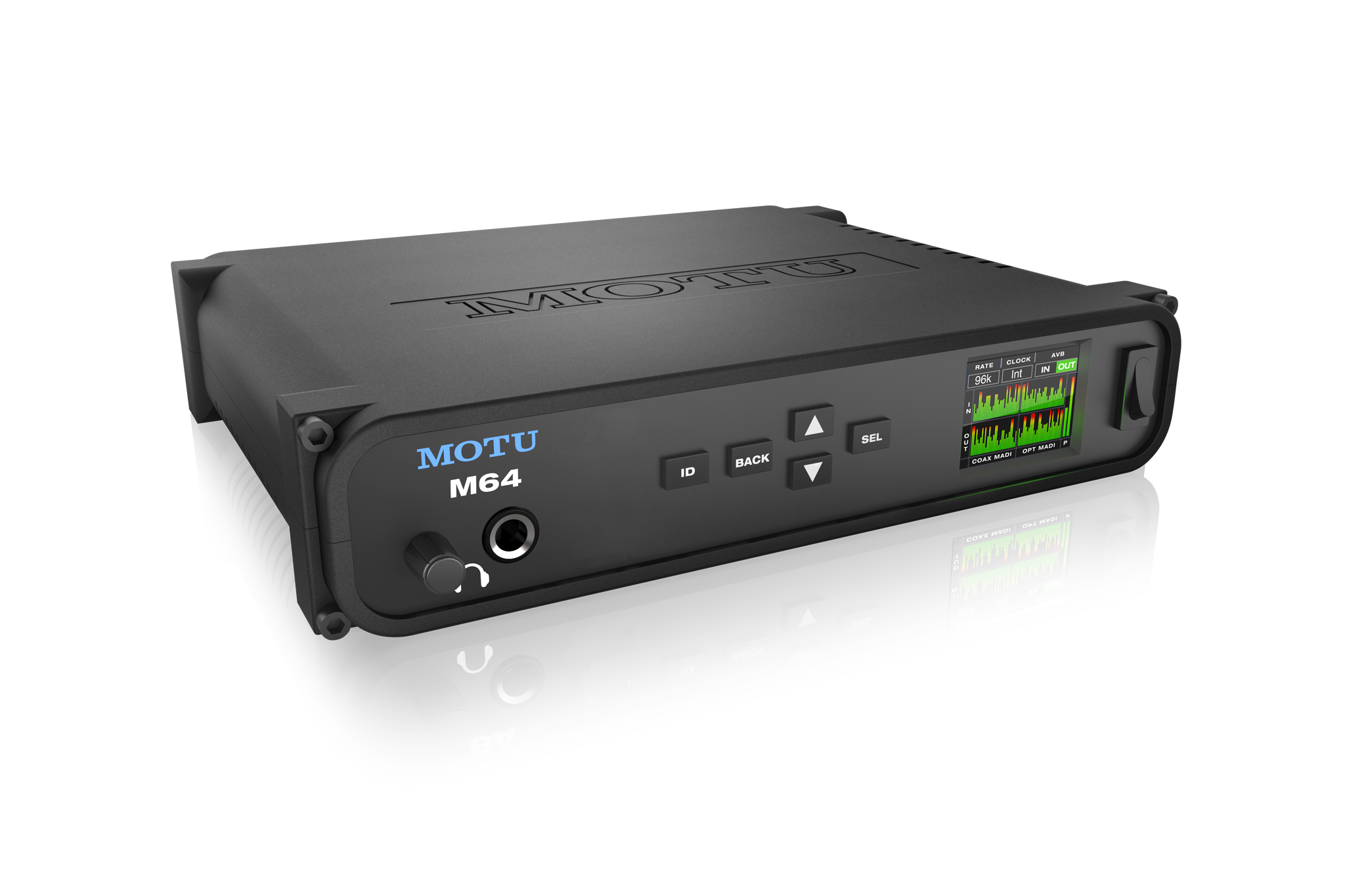 MOTU MADI USB2/AVB interface with DSP and mixing