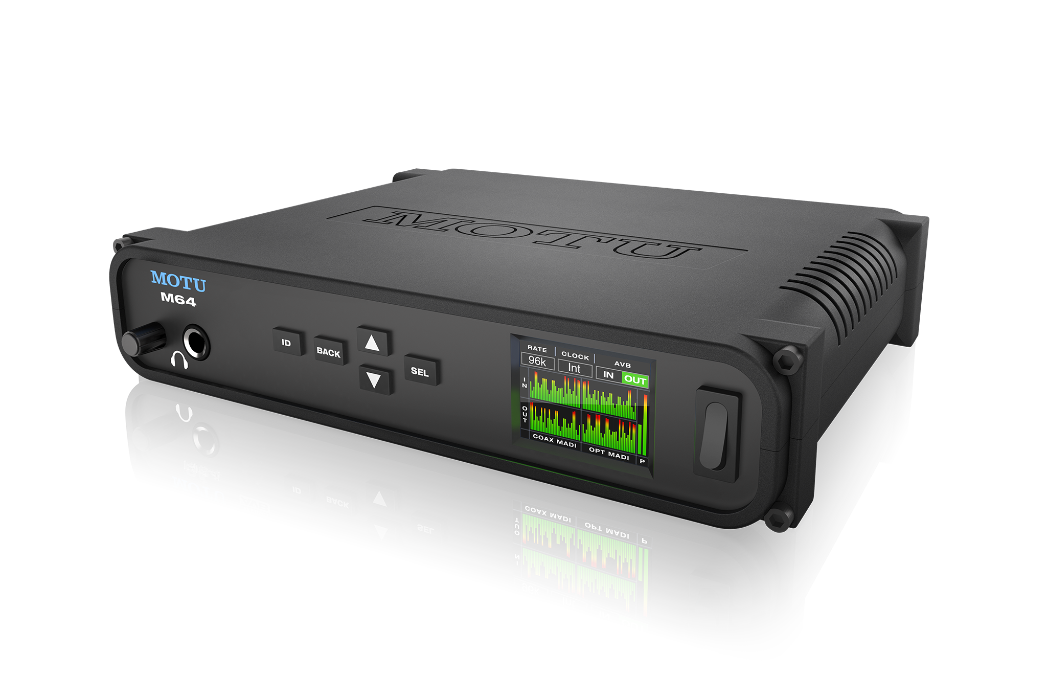 MOTU MADI USB2/AVB interface with DSP and mixing