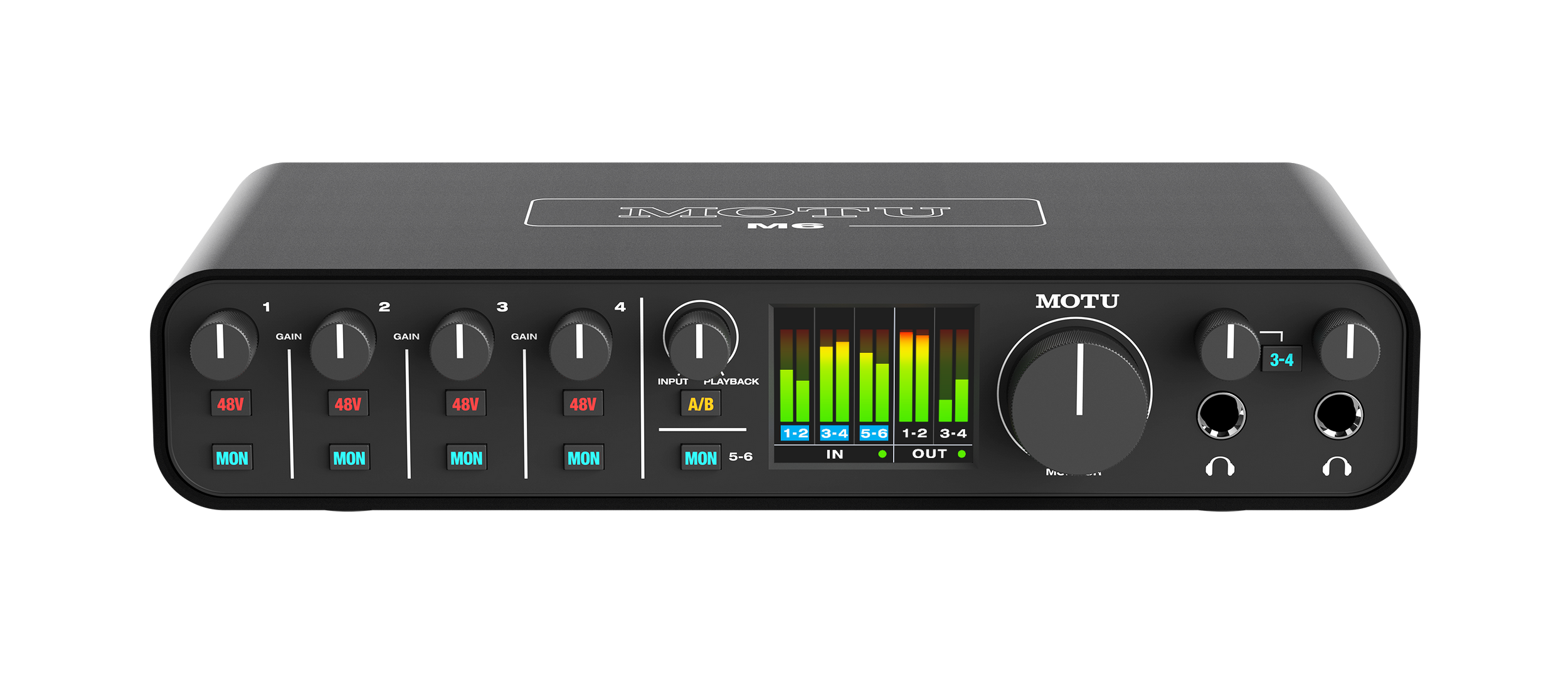 MOTU 6×4 USB interface with studio‑quality sound
