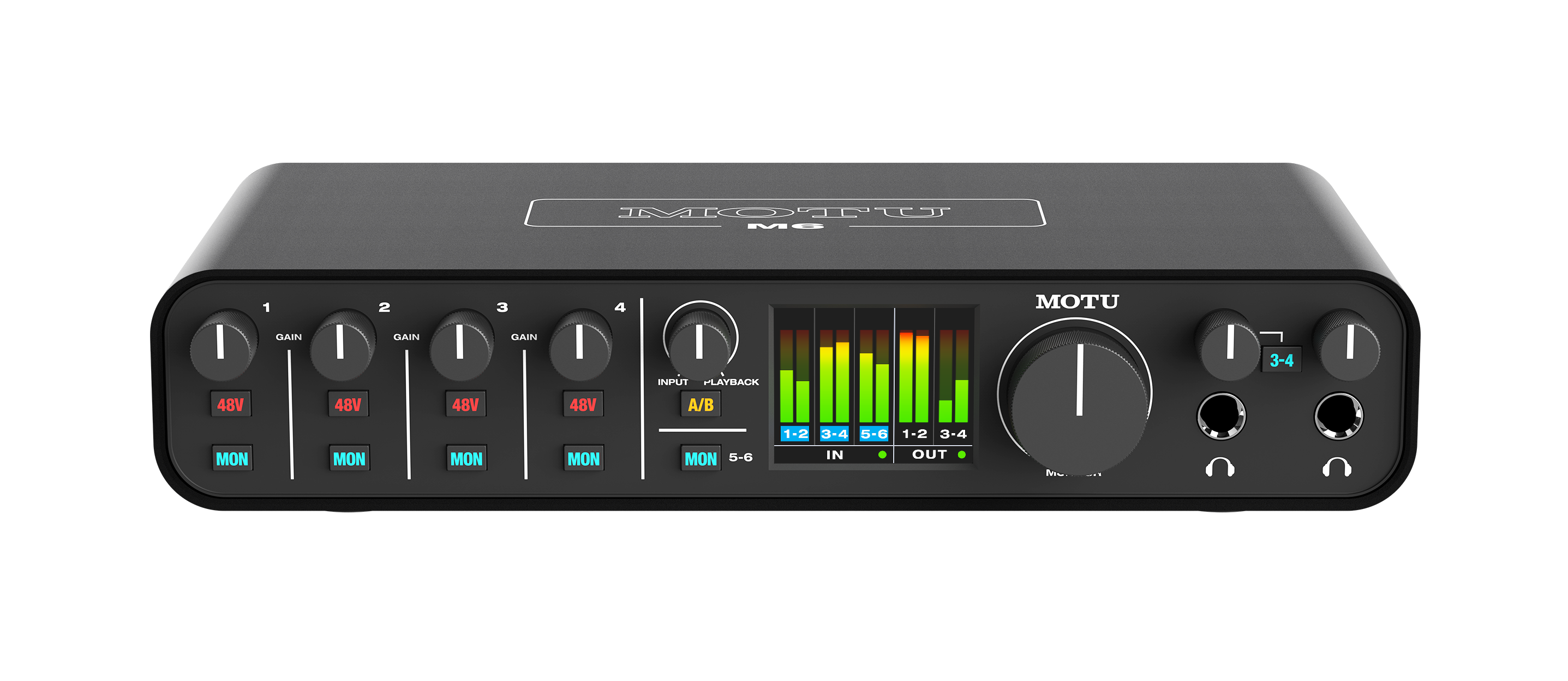 MOTU 6×4 USB interface with studio‑quality sound