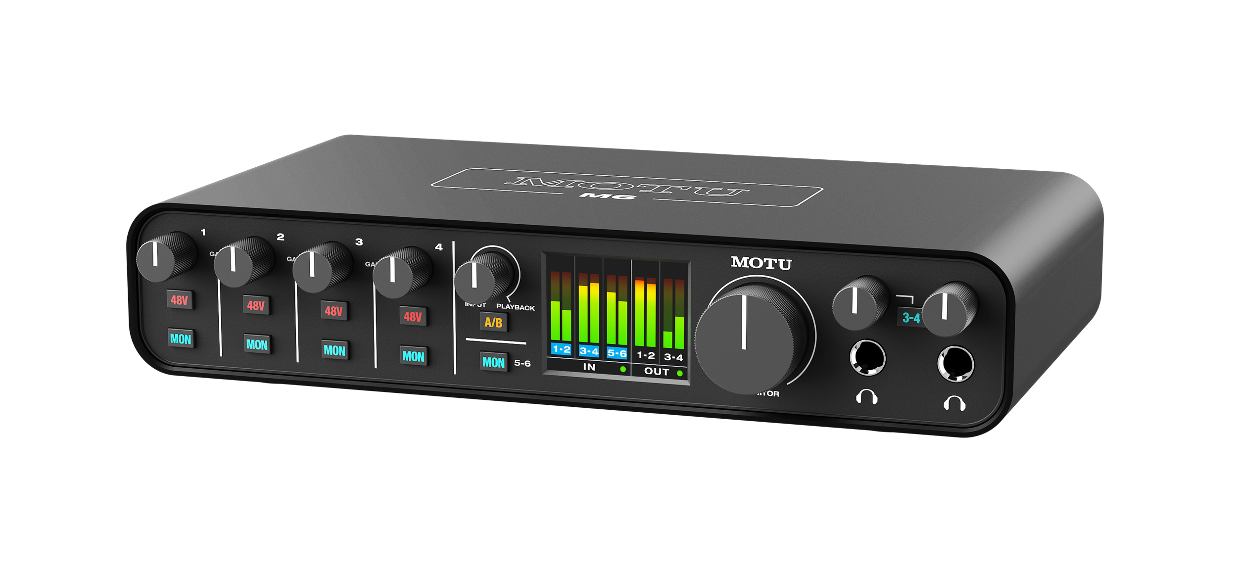 MOTU 6×4 USB interface with studio‑quality sound