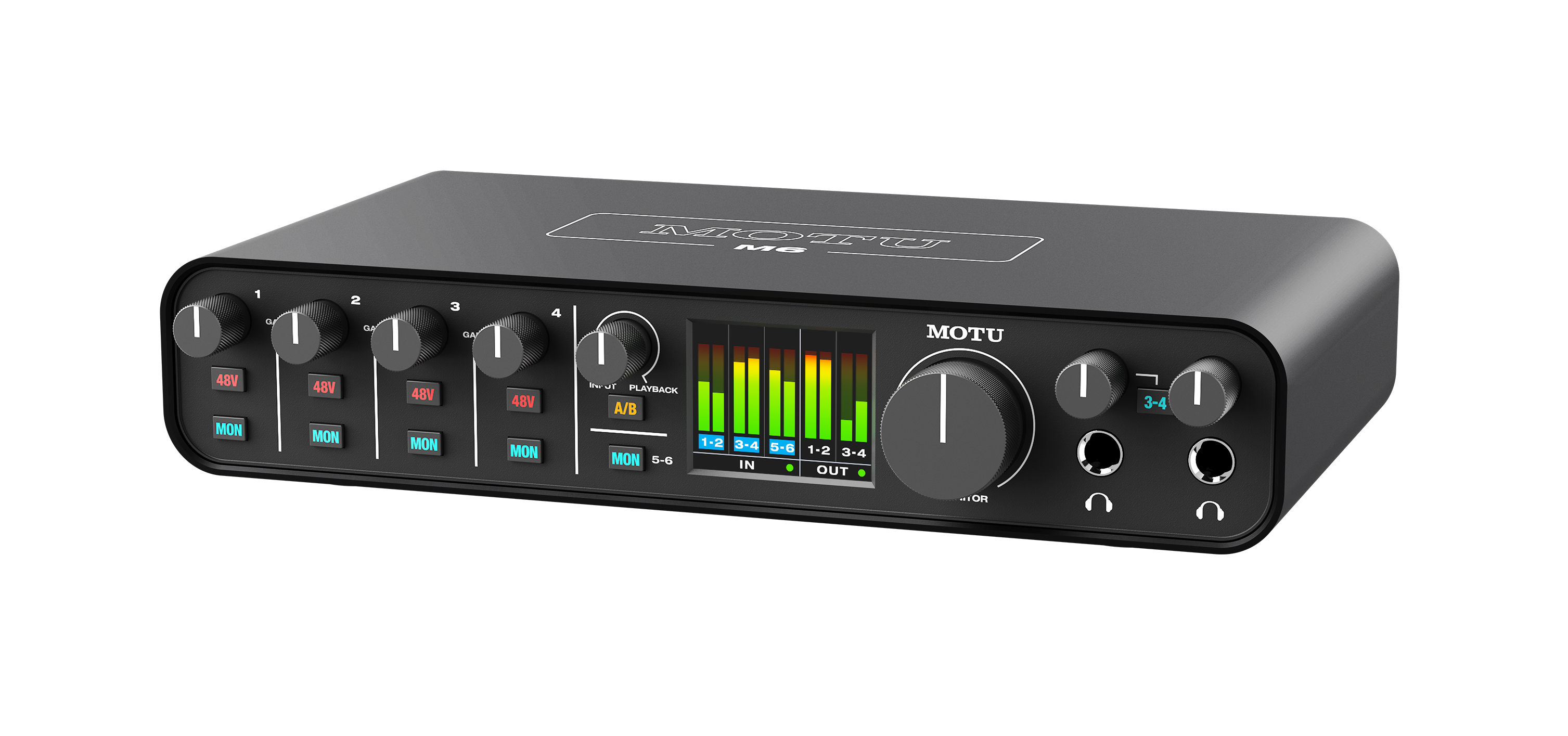MOTU 6×4 USB interface with studio‑quality sound