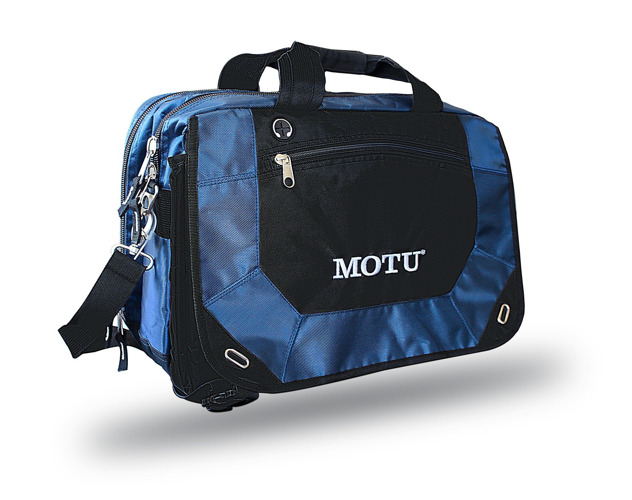 MOTU padded laptop bag embroidered with MOTU logo