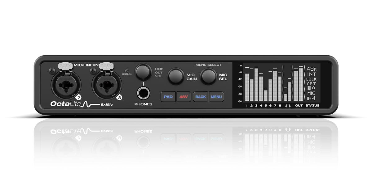 MOTU OctaLite 16x12 USB Audio Interface and Optical Expander with DSP - Sound Distribution - Innovative Music