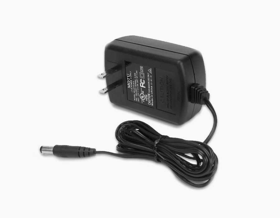 MOTU power supply for MOTU half‑rack interfaces