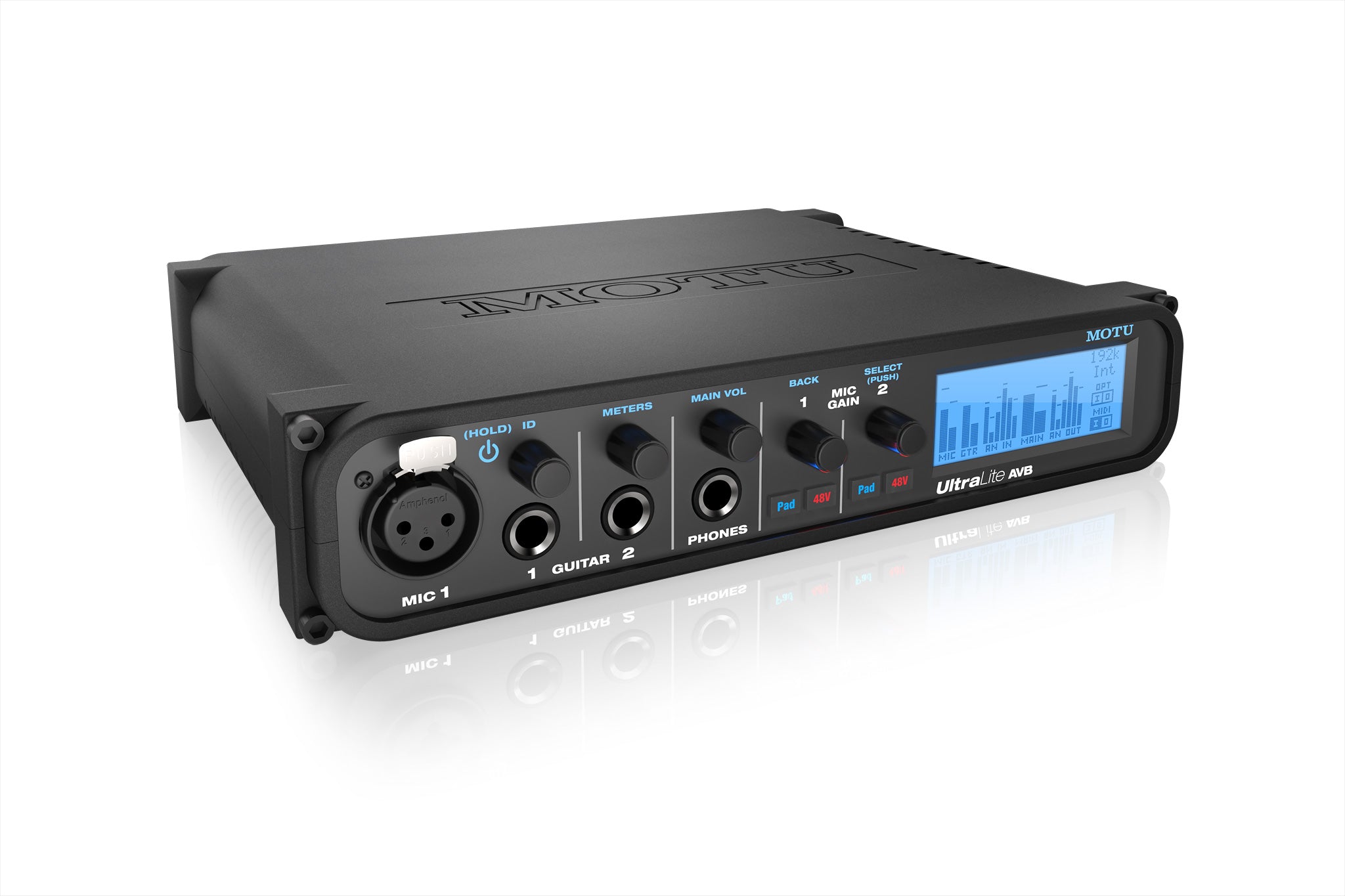MOTU 8×18 USB2/AVB with DSP, wireless & network