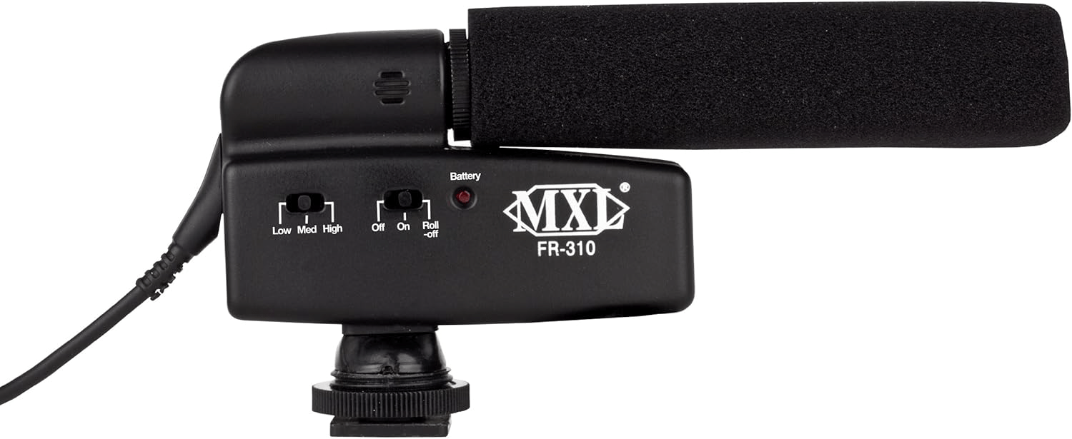 MXL FR310 Compact Battery Powered Shotgun Microphone - Innovative Music
