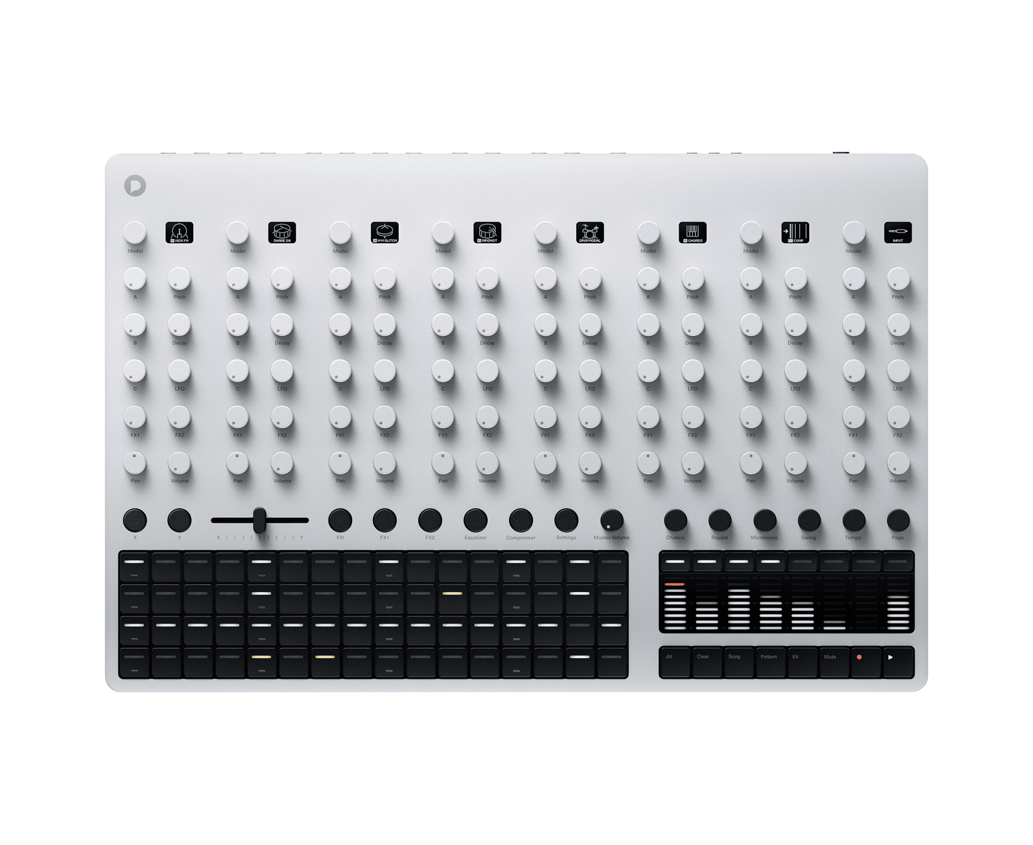 Polyend Drums — Silver Version - Sound Distribution - Innovative Music