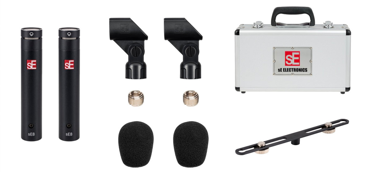 SE SE8 SUPER CARDIOID MICS - MATCHED PAIR - Sound Distribution - Innovative Music