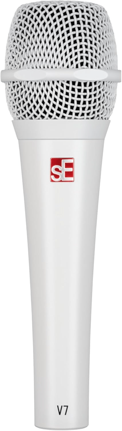 sE Electronics Handheld Mic, Supercardioid in White - Sound Distribution - Innovative Music