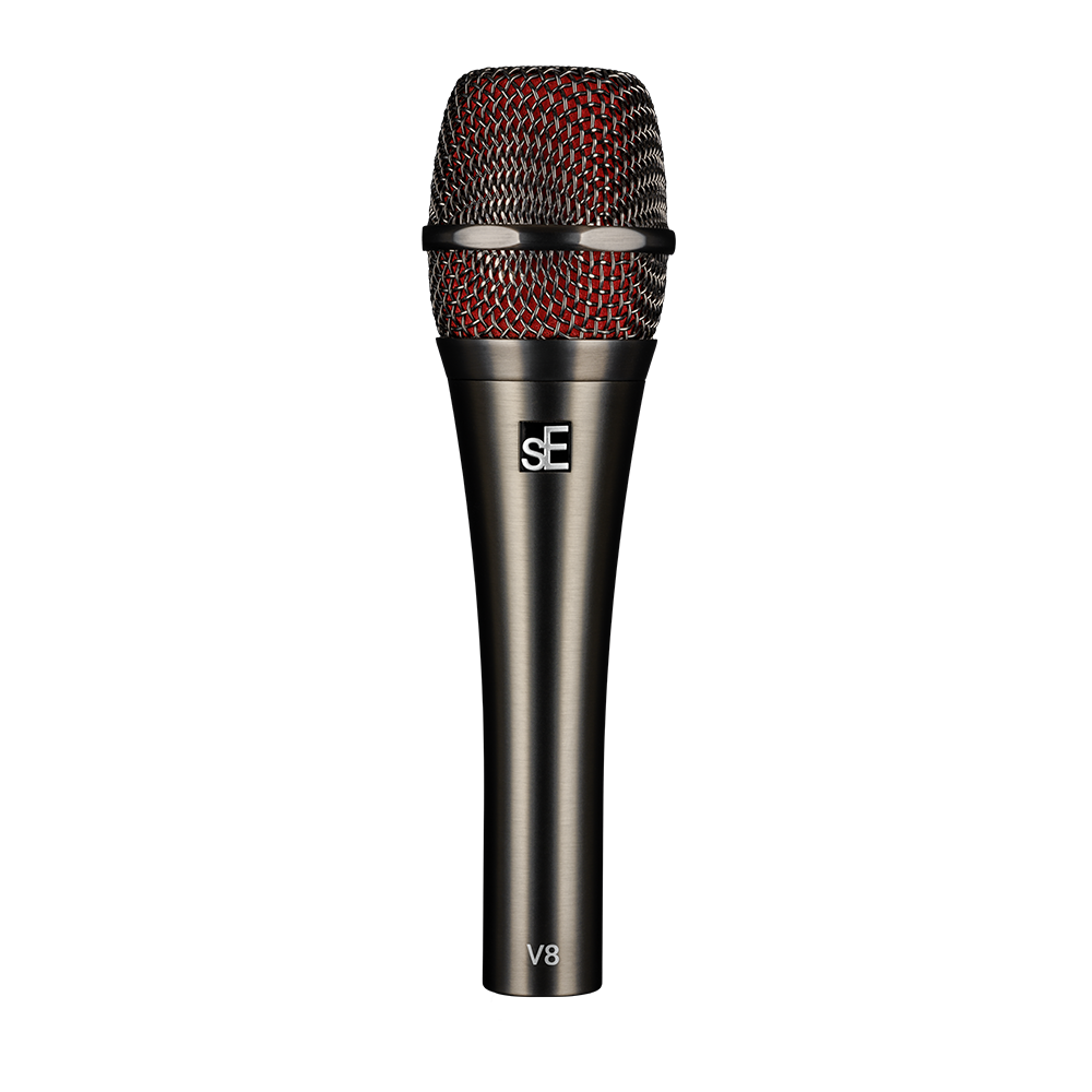 sE Electronics V8 Supercardioid Vocal Microphone – Graphite Grey