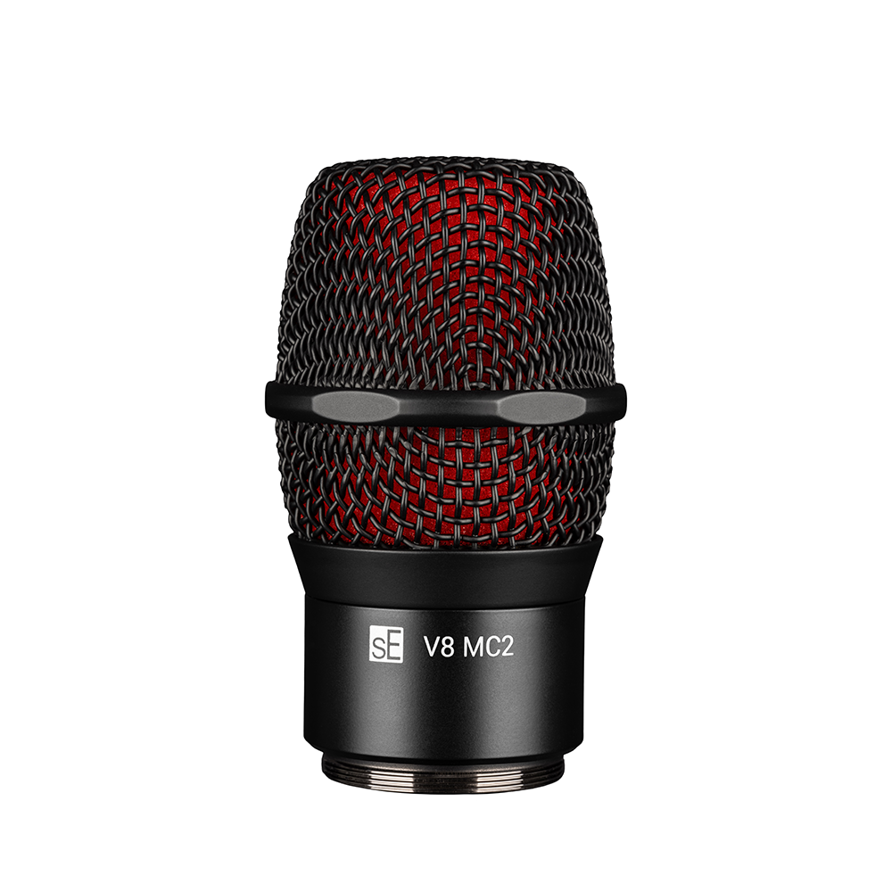 sE Electronics V8 Supercardioid MC2 Wireless Capsule for Sennheiser – Matte Black